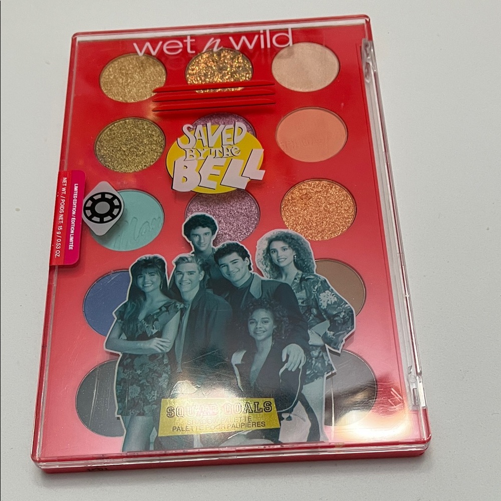 Wet n Wild Saved By The Bell Eyeshadow Palette - Gold, Pink, Brown